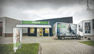 bedrijfspand zeeman reclamegroep schagen zeefdruk belettering